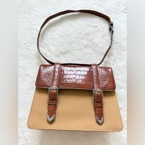 Ralph Lauren canvas shoulder bag  Authentic